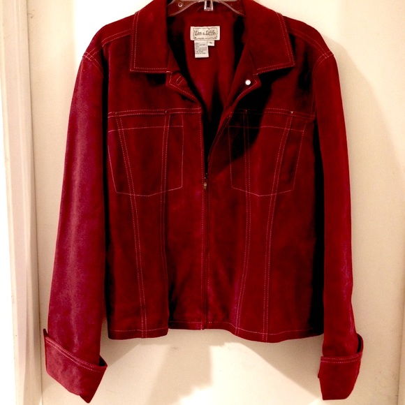 Jackets & Blazers - Red Leather Jacket